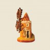 image: Moulin puce hauteur 9cm (argile)