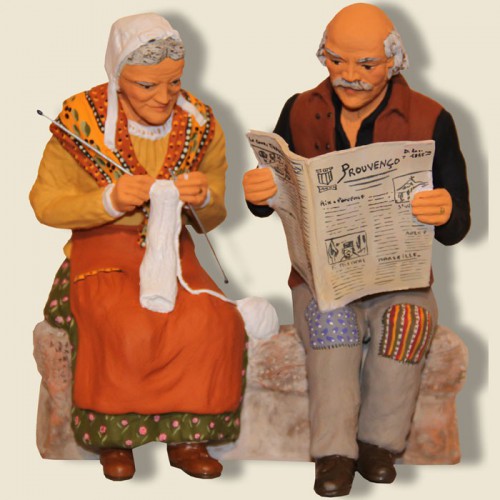 image: Grands-parents sur le banc