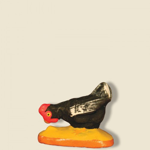 image: Picking hen (black)