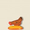 image: Picking hen (red)