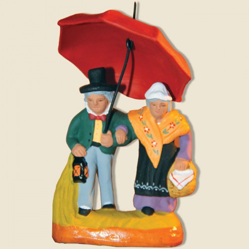 image: Couple with an umbrella