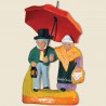 image: Couple au parapluie