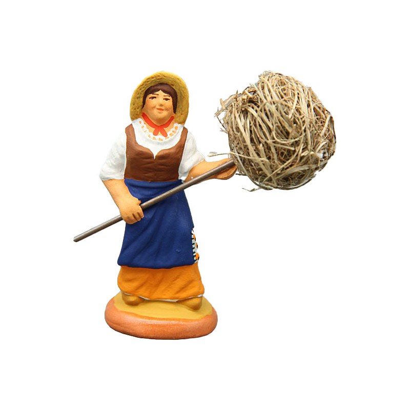 image: Femme au foin (jaune)
