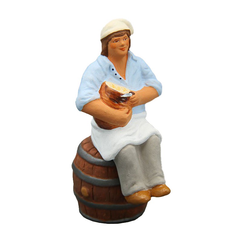 image: Sitting and Crunching Bread and Barrel