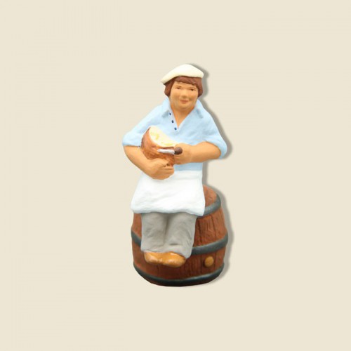image: Sitting and Crunching Bread and Barrel