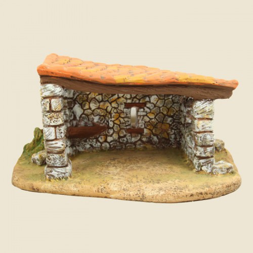 image: Stable on a plinth (gypsum)