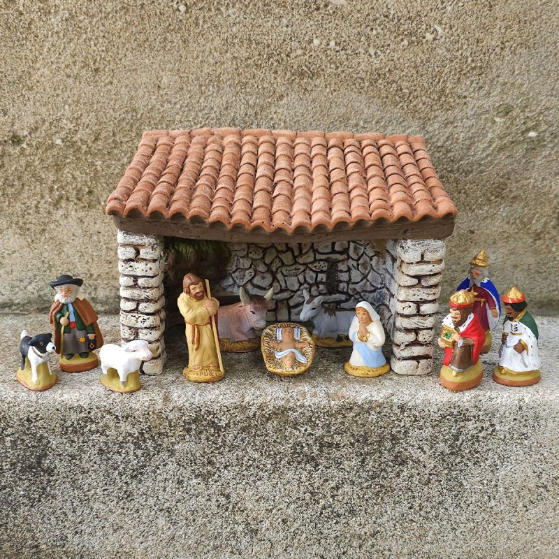Berceau en résine crèche extérieur 180 cm Fontanini | vente en ligne