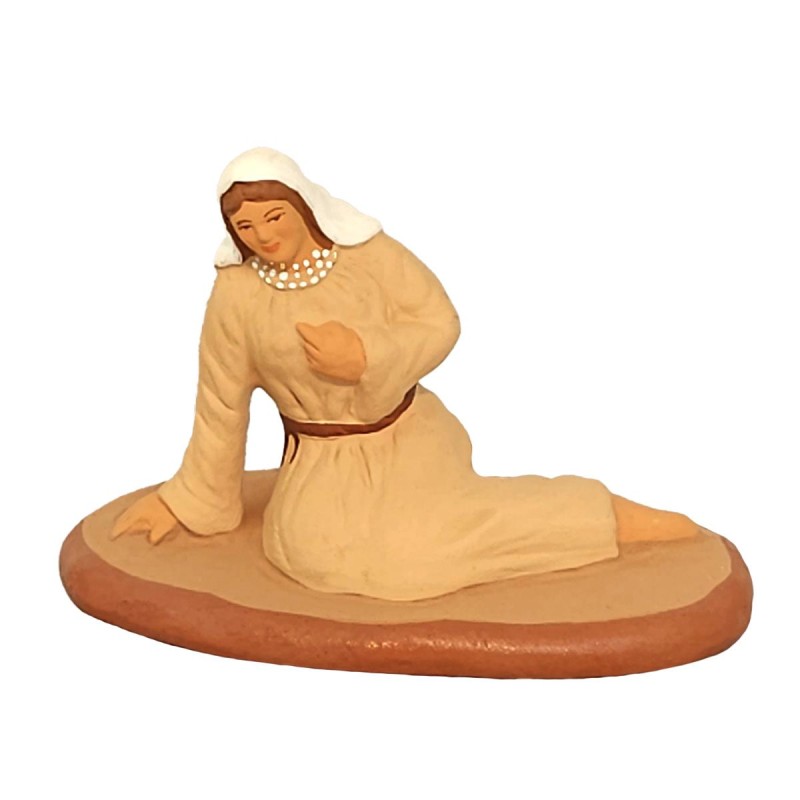 Santons De Provence Arterra - Saint Nicolas 7 Cm - Argile Décorée à La Main - Fabrication Artisanale Française