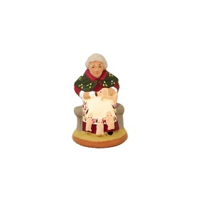 Aunt Rose feeding piglets with bottle 4 cm