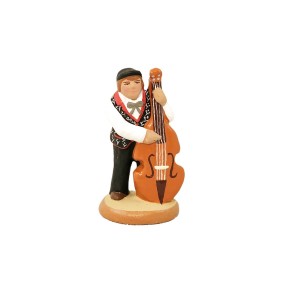 Double bass player 4 cm