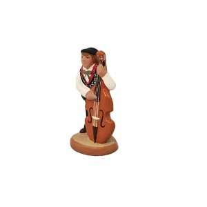 Double bass player 4 cm