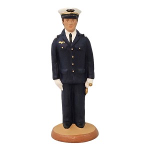 Santon officier d'aviation 9 cm