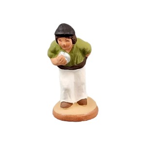 Joueur de boules 4 cm : le tireur