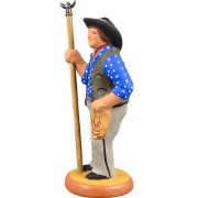Camargue Gardian standing 6 cm - blue shirt