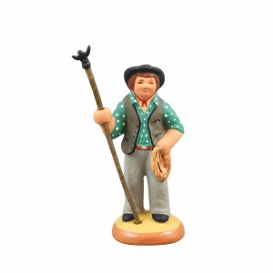 Camargue Gardian standing 4 cm - green shirt