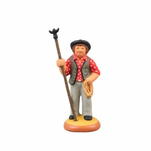 Camargue Gardian standing 4 cm - red shirt