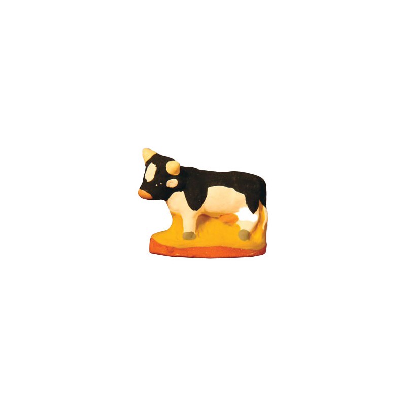 image: Vache Marguerite noire et blanche
